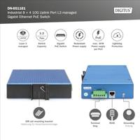 Digitus DN-651161 Industrial Ethernet Switch 8 + 4 poorten 1 GBit/s - thumbnail