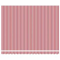 Luifeldoek met Rood en Wit 400 × 300 cm Polyester - thumbnail