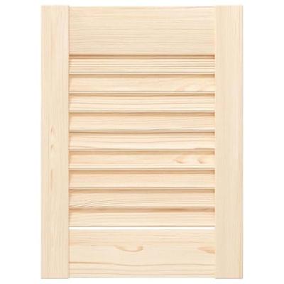 VidaXL Kastdeuren met lamellen 4 st 39,5x29,5 cm massief grenenhout VidaXL Kastdeuren met lamellen 4 st 39,5x29,5 cm massief grenenhout