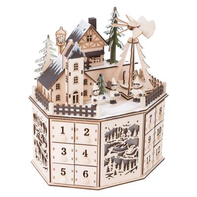 Small Foot - houten adventskalender kerst landschap Small Foot - houten adventskalender kerst landschap