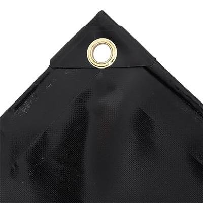 Zeildoek 650 g/m² 4x7 m Zwart