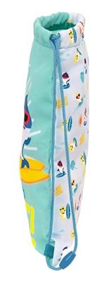 Rugtas met Koordjes Baby Shark Surfing Blauw Wit 26 x 34 x 1 cm Rugtas met Koordjes Baby Shark Surfing Blauw Wit 26 x 34 x 1 cm