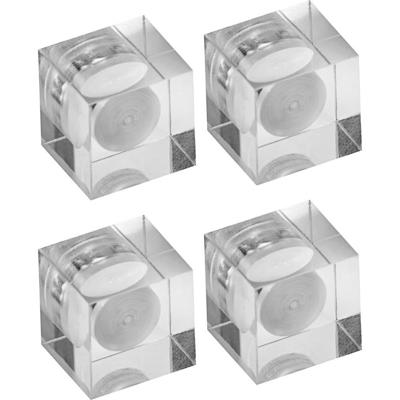 Maul Neodymium magneet (l x b x h) 1.5 x 1.5 x 1.5 cm Dobbelsteen Glas (helder) 4 stuk(s) 6168105