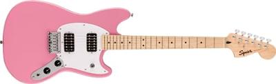 Squier Sonic Mustang HH MN Flash Pink elektrische gitaar