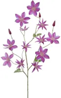 Pure Royal kunsttak clematis 125cm lavendel - thumbnail