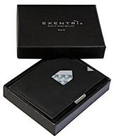 EXENTRI EX 019 portemonnee Man Echt leer Zwart - thumbnail