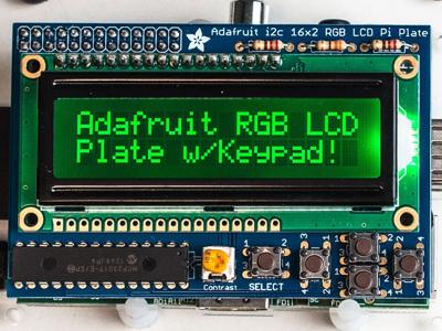 Adafruit RGB 16x2 LCD Keypad Kit Voor Raspberry Pi Negatieve Contrast Controle i2c