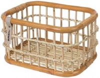 Rotan fietsmand Basil Green Life Medium 18 liter 39 x 29 x 22 cm - natural bruin - thumbnail