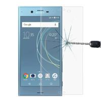 Voor Sony Xperia XZs 0.33mm 9H oppervlaktehardheid 3D gebogen schermvullend getemperd glas scherm Protector(Transparent) - thumbnail