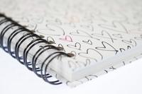 Sigel SI-SY554 Notitieboek Jolie Wild Hearts met Spiraal A5 Lijn 120 Pagina's - thumbnail