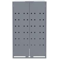 Containerberging voor 2 containers 138x79x117 cm staal grijs - thumbnail