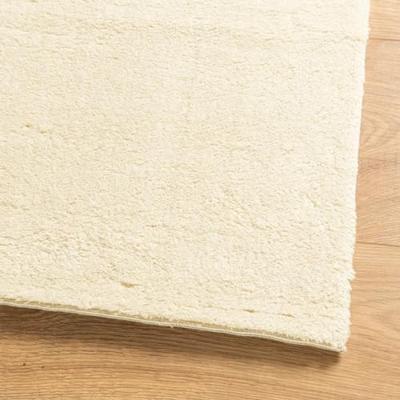 VidaXL Vloerkleed huarte laagpolig zacht wasbaar 160x230 cm crème