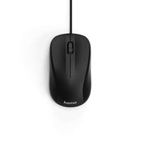 Hama Muis USB Optisch Zwart 3 Toetsen 1200 dpi Geluidsarme toetsen - thumbnail