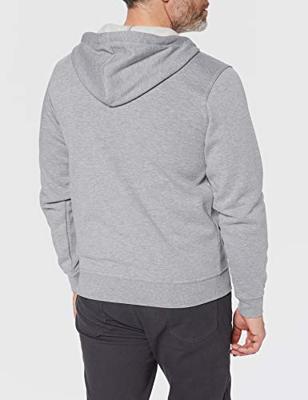 SALE! Clique 021034 Basic Hooded Sweater Met Rits - Grijs Melange - Maat S