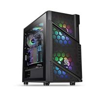 Thermaltake Commander C31 TG Midi-tower PC-behuizing, Gaming-behuizing Zwart 2 voorgeïnstalleerde LED-ventilators, 1 voorgeïnstalleerde ventilator, Zijvenster, - thumbnail