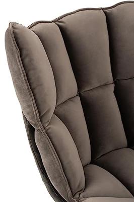 J-Line Fauteuil 'Madelaine' kleur Grijs/Beige J-Line Fauteuil 'Madelaine' kleur Grijs/Beige