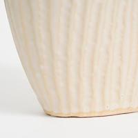 Mica Decorations vaas keramiek saul 25x15.5x42cm creme - thumbnail