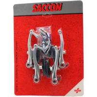 Saccon v-brake set voor + achter zilver - thumbnail