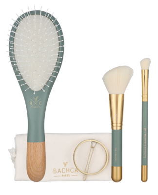 Bachca Paris Les Essentiels Eucalyptus Hair & Face Set 5 stuk Brush Haarborstel 5 pc