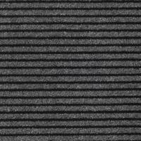 Deurmat 115x200 cm streep zwart en grijs - thumbnail