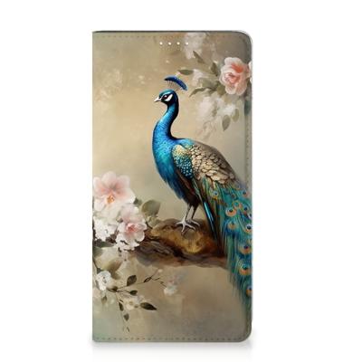 Smartphone hoesje voor Samsung Galaxy A54 Vintage Pauwen