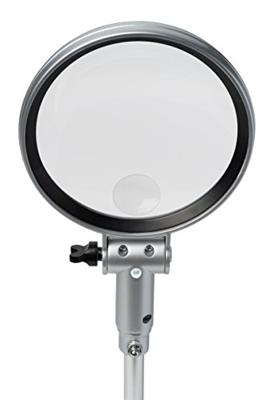 BRESSER Sewing Magnifier 2x/4x with LED Illumination, Diameter 120 mm