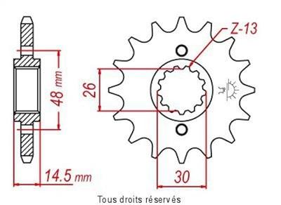 ESJOT Sprocket 530 17z standard