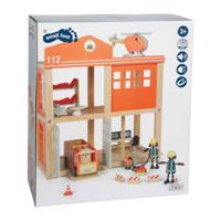 Small Foot - houten grote brandweerkazerne met accessoires - thumbnail