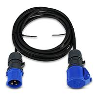 REV 0577710555 Stroom Verlengkabel 16 A Zwart 5.00 m H05RR-F 3G 1,5 mm² - thumbnail