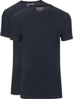 Slater Basic Fit T-Shirt Round Neck Blue Two Pack (7510) - thumbnail