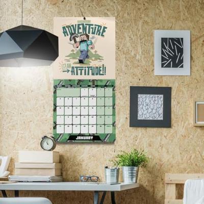 MINECRAFT 2026 SQUARE CALENDAR