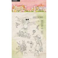 Studio Light • spring meadow clear stamp spring girls - thumbnail