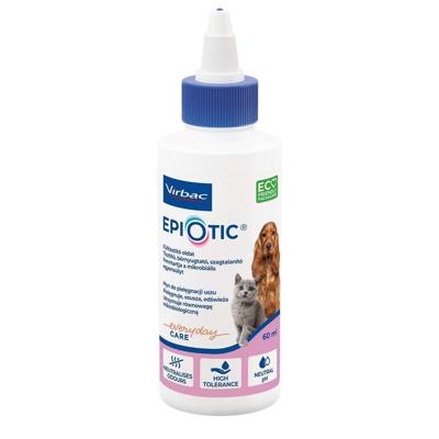 VIRBAC EpiOtic Ear Cleanser - vloeistof voor oorverzorging voor honden en katten - 60 ml