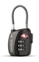 Osprey TSA 3 Dial Cable Lock Slot Black O/S - thumbnail