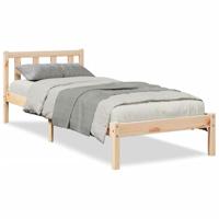 Bedframe extra lang zonder matras massief grenenhout 100x220 cm - thumbnail