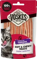 Voskes kattensnack kip sandwiches 60g - thumbnail