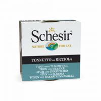 Schesir Kat van gelei, 85 g, tonijn en ricciola - thumbnail