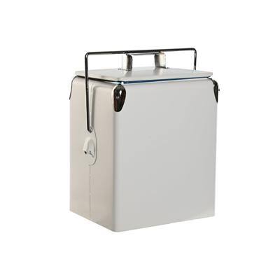 Koelbox Home ESPRIT Wit PVC Metaal Staal Polypropyleen 17 L 32 x 24 x 36 cm Koelbox Home ESPRIT Wit PVC Metaal Staal Polypropyleen 17 L 32 x 24 x 36 cm