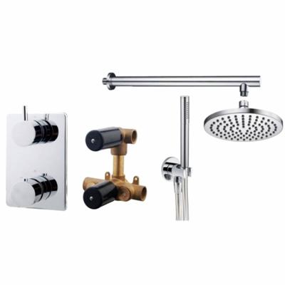 Wiesbaden one-pack inbouwthermostaatset rond type 102