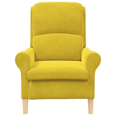 Fauteuil Geel 76 x 94 x 102 cm Fluweel