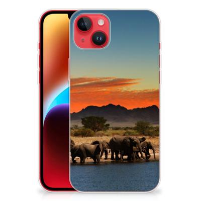 iPhone 14 Plus | TPU Hoesje | Olifanten