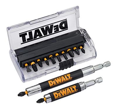 DeWalt Accessoires 14-delige Impact Torsion schroefbitset met schroefgeleider - DT70512T-QZ