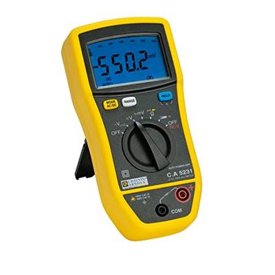 Chauvin Arnoux C.A 5231 Multimeter Digitaal CAT III 1000 V, CAT IV 600 V Weergave (counts): 6000