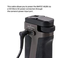 Tilta TCB-BMPC-DCM12 Side Handle to BMPCC 4K power - thumbnail