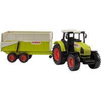 Dickie Toys Claas Ares Tractor met Aanhanger - thumbnail