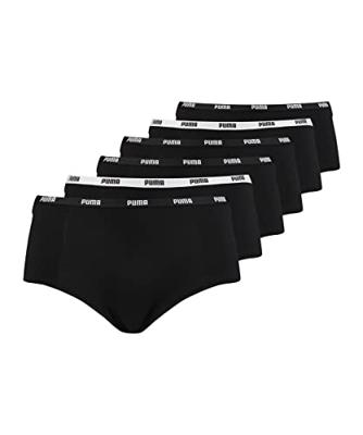 Puma Mini Short Dames Zwart 6-Pack -L