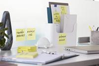 Post-It Super Sticky Notes, 90 vel, ft 47,6 x 47,6 mm, geel, 8 + 4 GRATIS - thumbnail