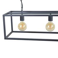 Urban Interiors hanglamp 'Frame' 4-lamps 120cm, kleur Zwart - thumbnail