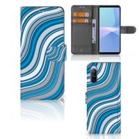 Sony Xperia 10 III | Telefoon Hoesje | Waves Blue - thumbnail