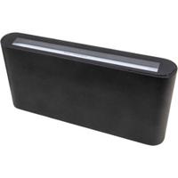 Wandlamp Palencia black double up down dimmable 2700K warm licht 12.9W 2 x 500 lumen binnen buiten - thumbnail